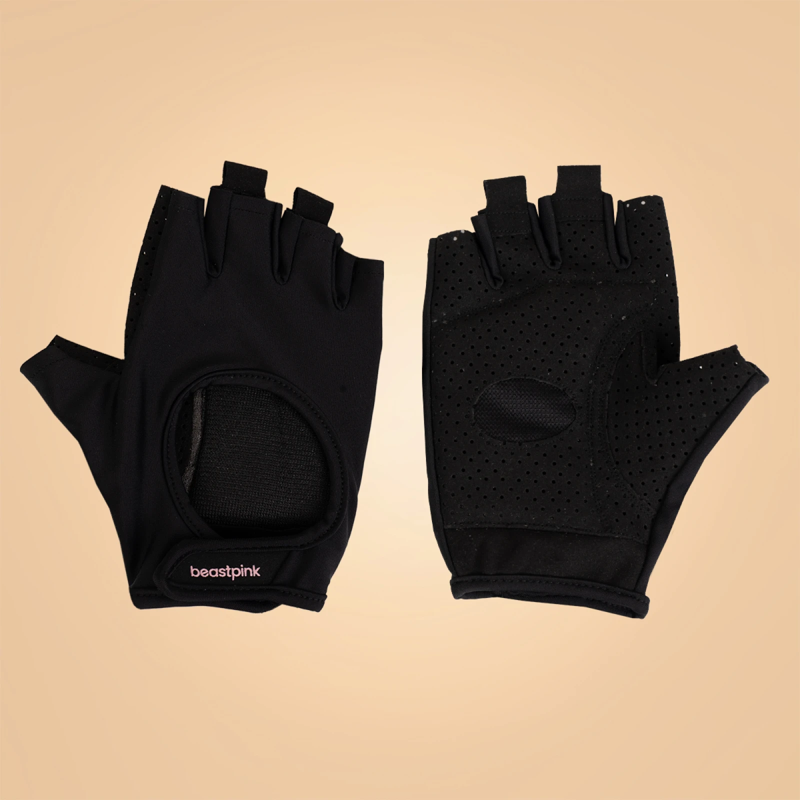 BeastPink Women‘s Hyper Fitness Gloves Black · záber 2