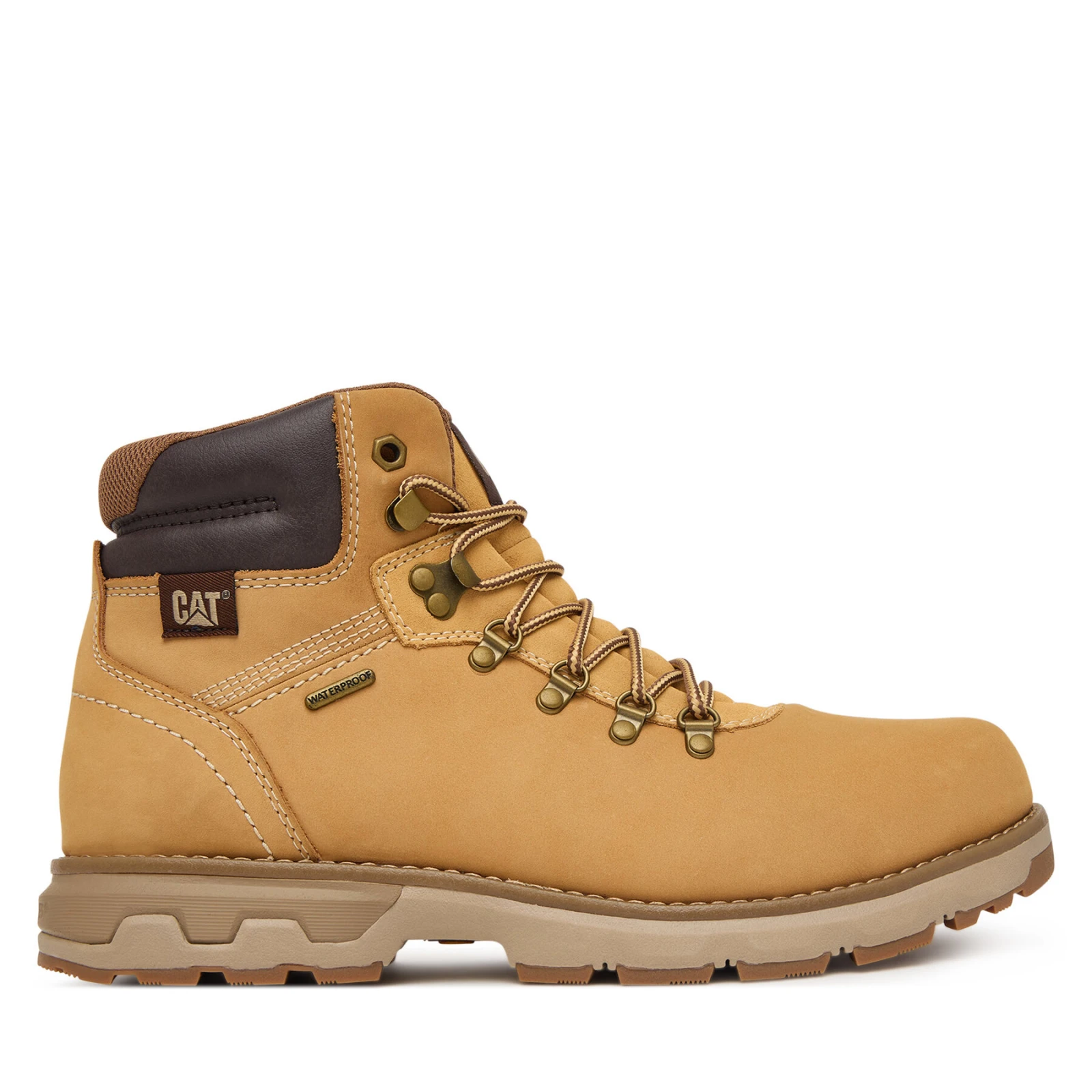 CAT Footwear Trekking Pursue Hiker Waterproof P726853 Svijetlo smeđa - Veličina: 40 | Boja: hnedá | Dobna skupina: Odrasli | Spol: Muško · záber 2