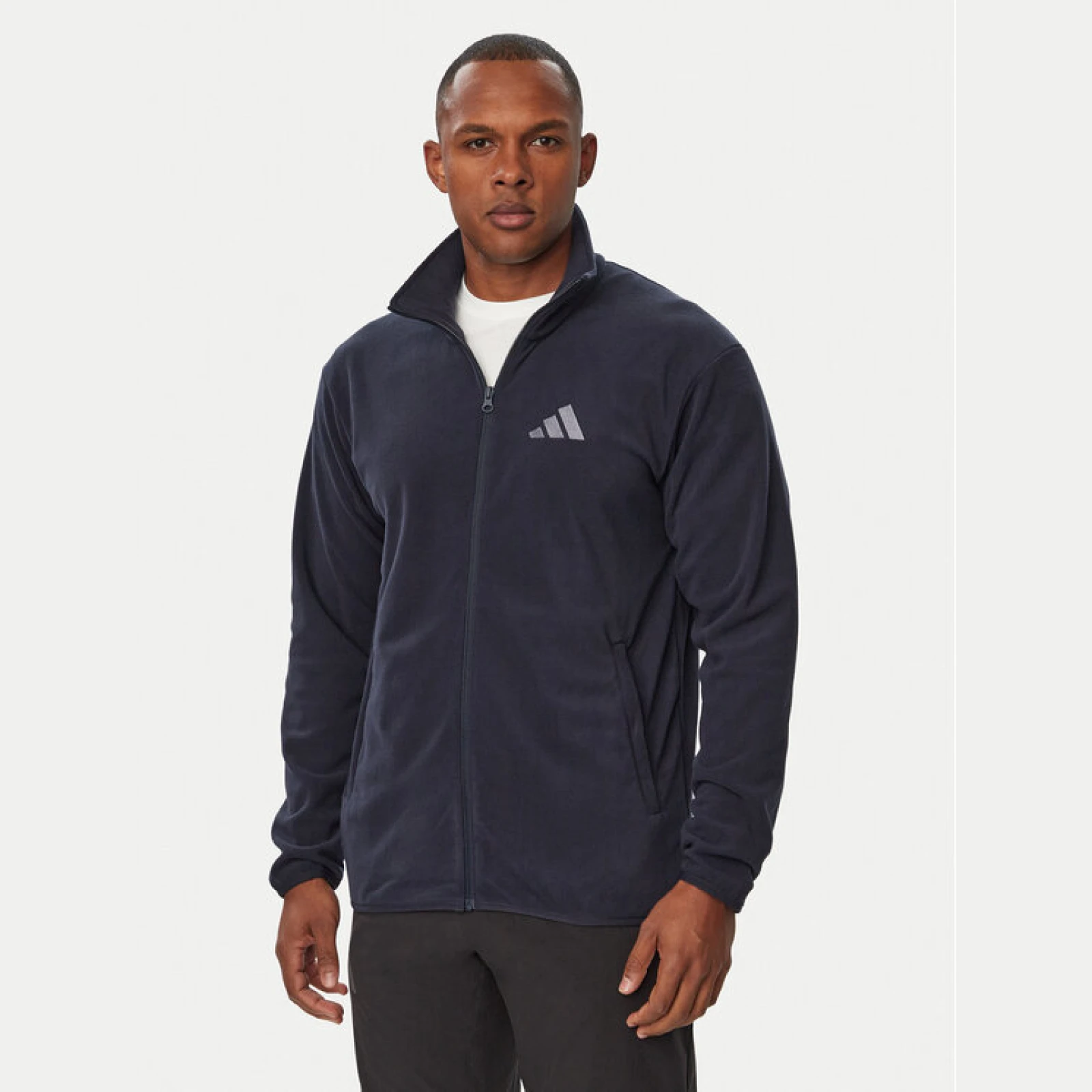 adidas Flis Terrex Multi Essentials Full Zip Fleece Jacket KY9787 Tamnoplava Regular Fit · záber 2