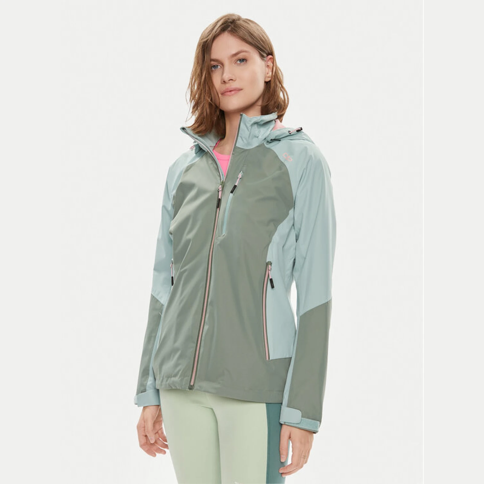 CMP Vodootporna jakna 34Z5116 Zelena Regular Fit · záber 2