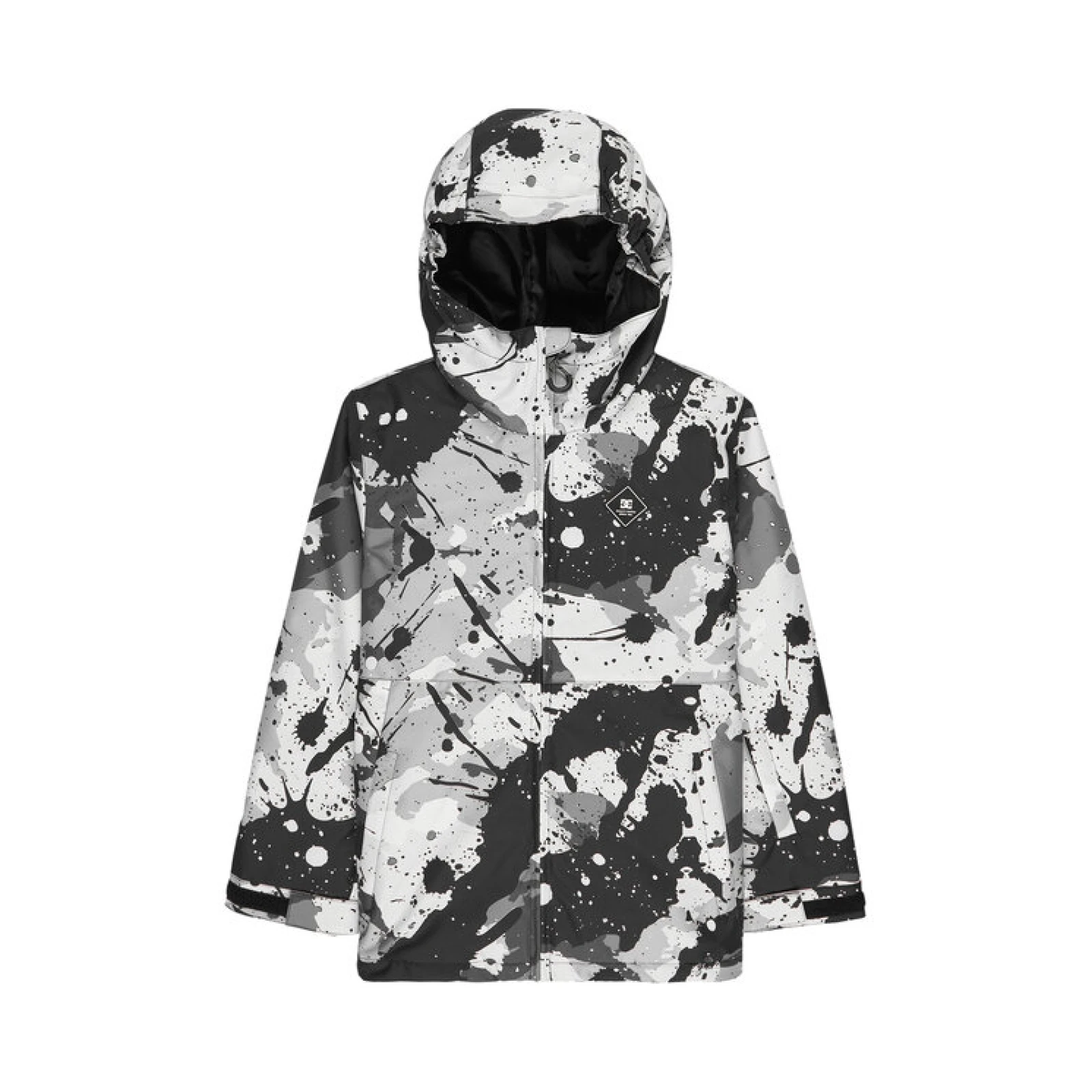 DC Shoes Skijaška jakna Basis Print ADBTJ03032 Siva Regular Fit · záber 2
