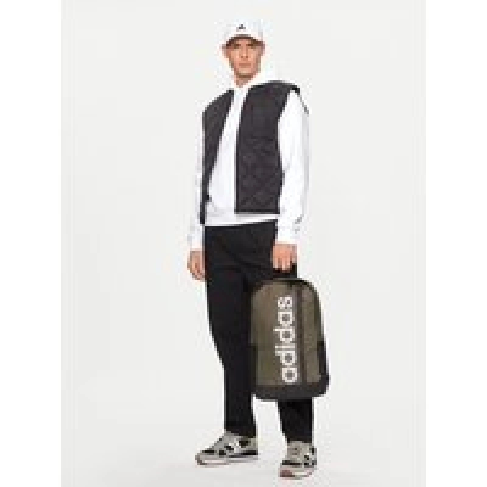 Ruksak adidas Essentials Linear Backpack HR5344 Zelena · záber 1