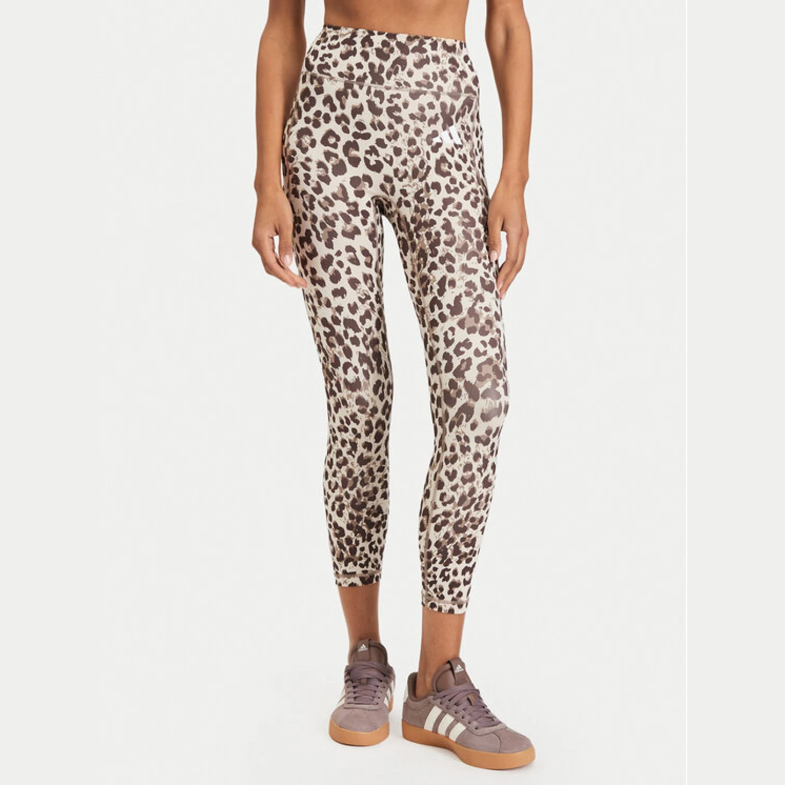 adidas Leggings Optime Essentials 3-Stripes KS0633 Bež · záber 2
