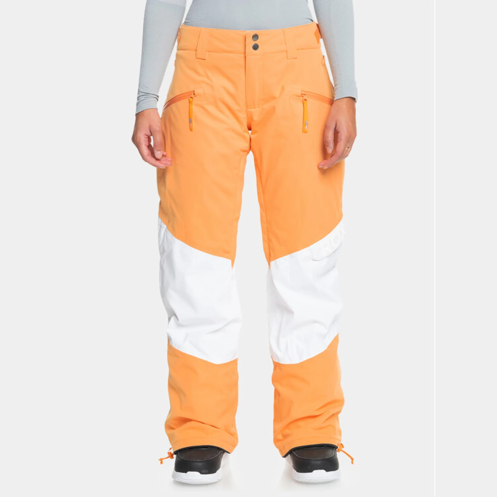 Roxy Skijaške hlače Ckwoodrose Pt Snpt ERJTP03260 Narančasta Regular Fit · záber 2