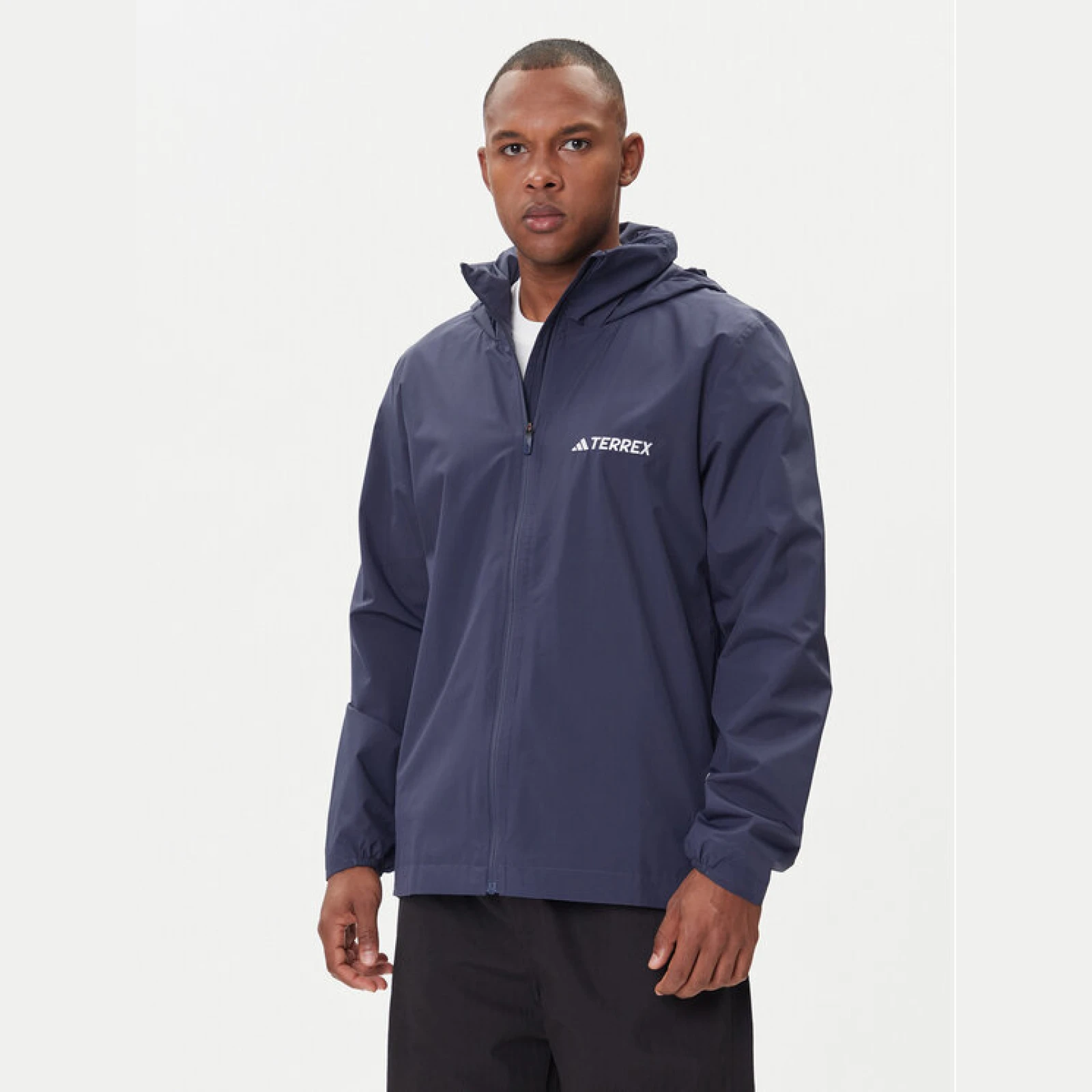 adidas Vodootporna jakna Multi Essentials 2L Rain JY0477 Tamnoplava Regular Fit · záber 2