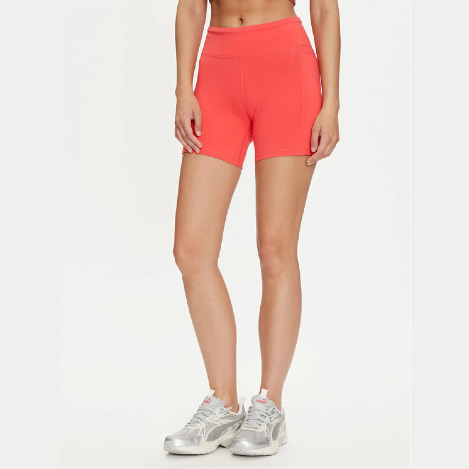 Reebok Sportske kratke hlače Lux Bootie 100035642 Crvena Slim Fit · záber 2