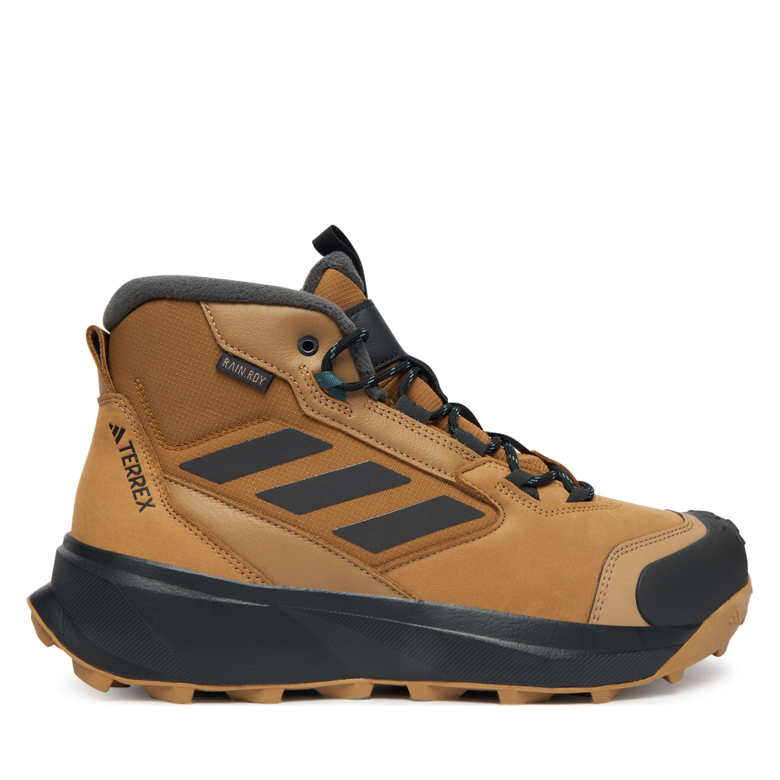 Trekking adidas Terrex Winter Leather Mid Cut Rain.Rdy Cold JR5297 Smeđa · záber 2