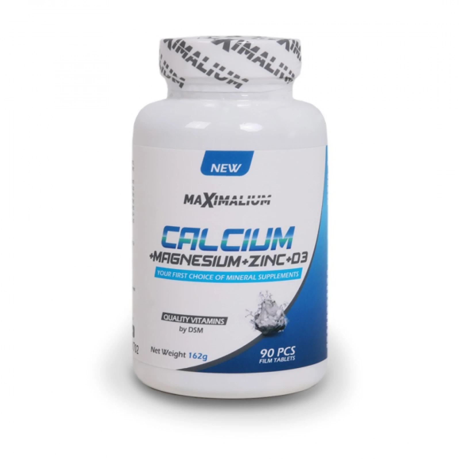 Kalcij 500 mg +Mg 150 mg+Zn 12 mg +D3 10µg 90 tbl · záber 1