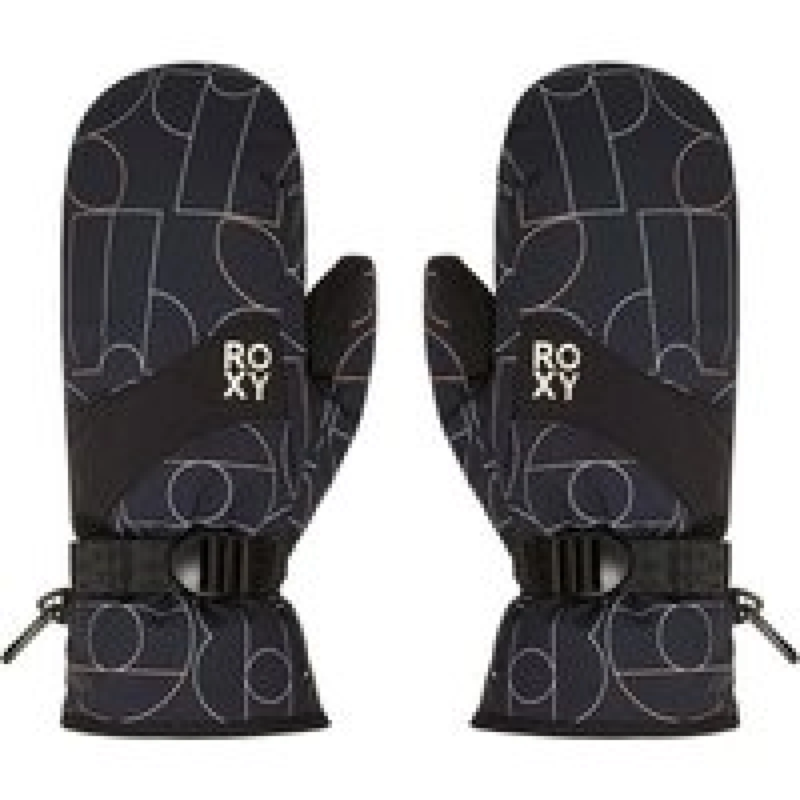 Roxy Skijaške rukavice Jetty Mitt ERJHN03266 Crna · záber 1