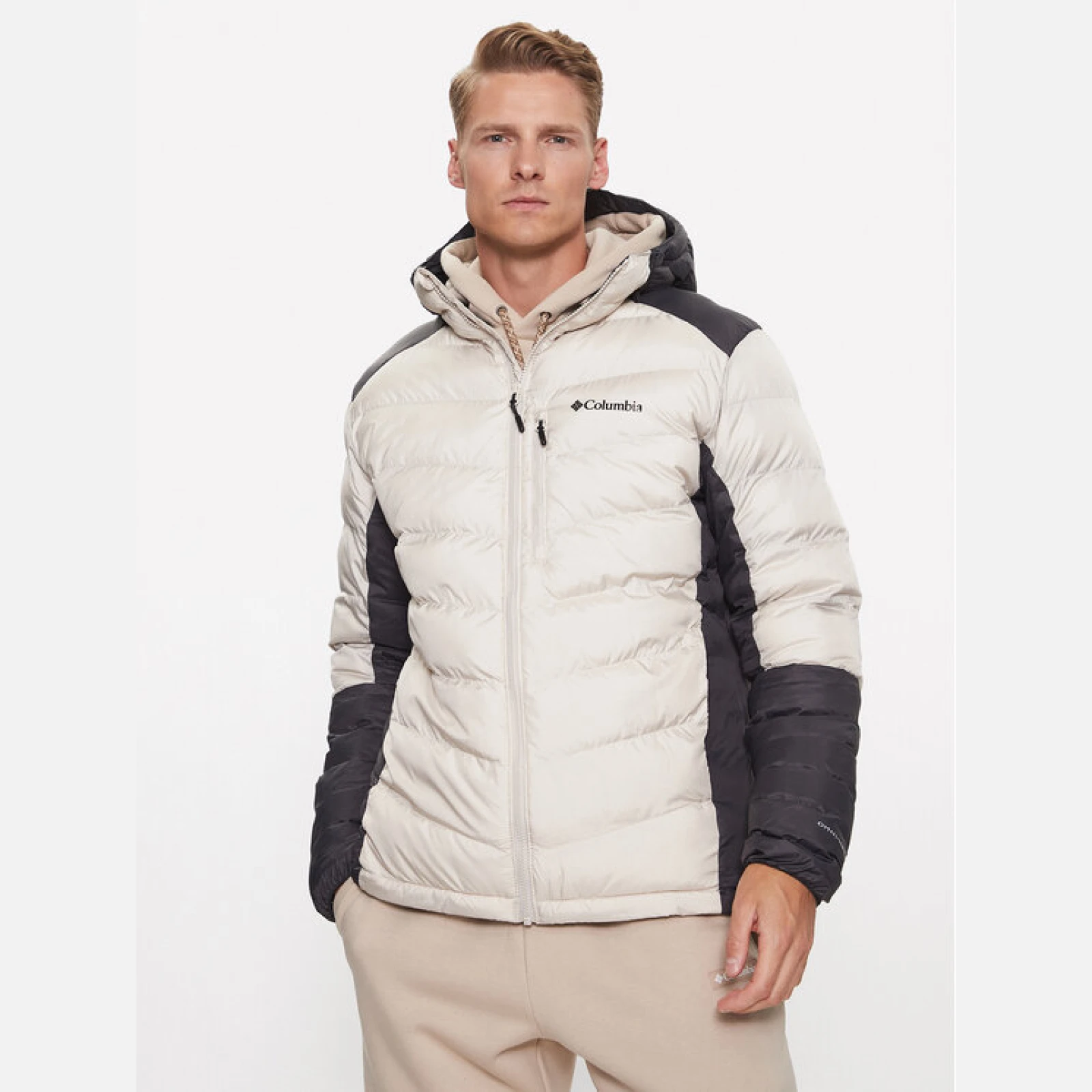 Columbia Prijelazna jakna Labyrinth Loop™ Hooded Jacket Écru Regular Fit · záber 2
