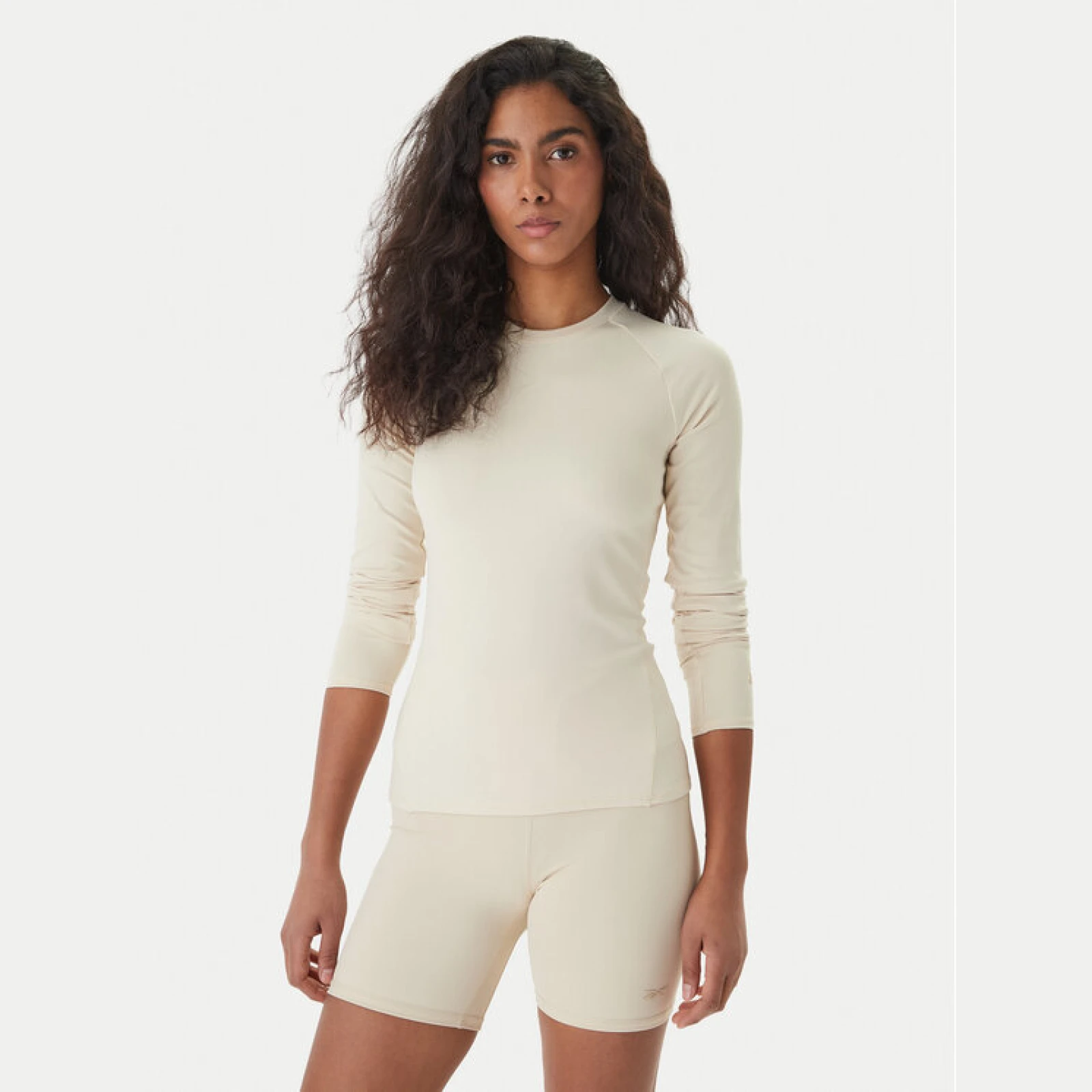 Reebok Tehnička majica Reebok x Ewa Chodakowska RK25614CCW Bež Slim Fit · záber 2