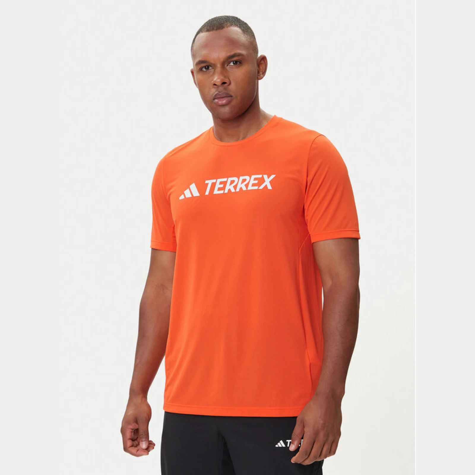 adidas T-shirt Terrex Multi Climacool Logo Tech JI9236 Narančasta Regular Fit · záber 2