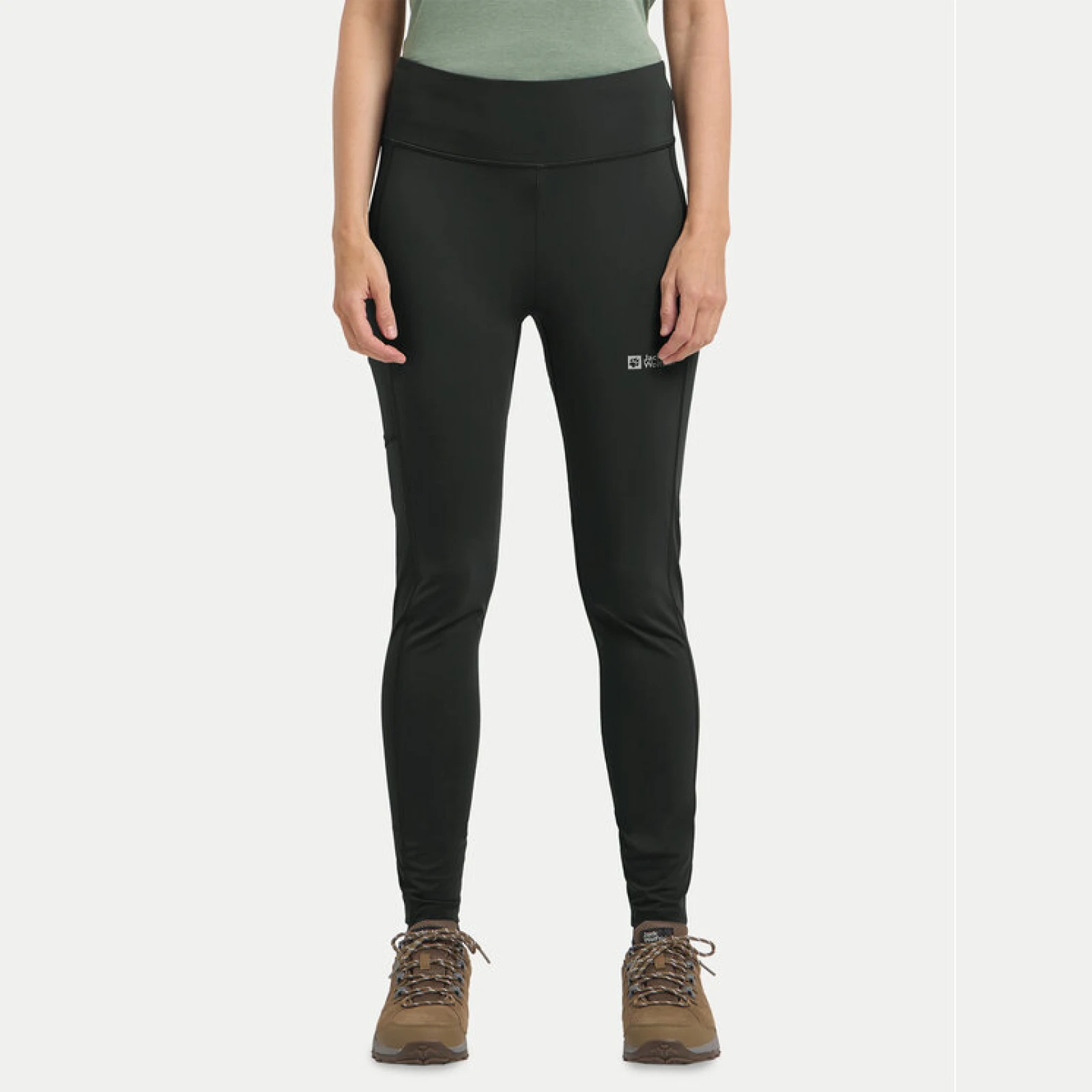 Jack Wolfskin Leggings Klintal 1508901 Crna Slim Fit · záber 2