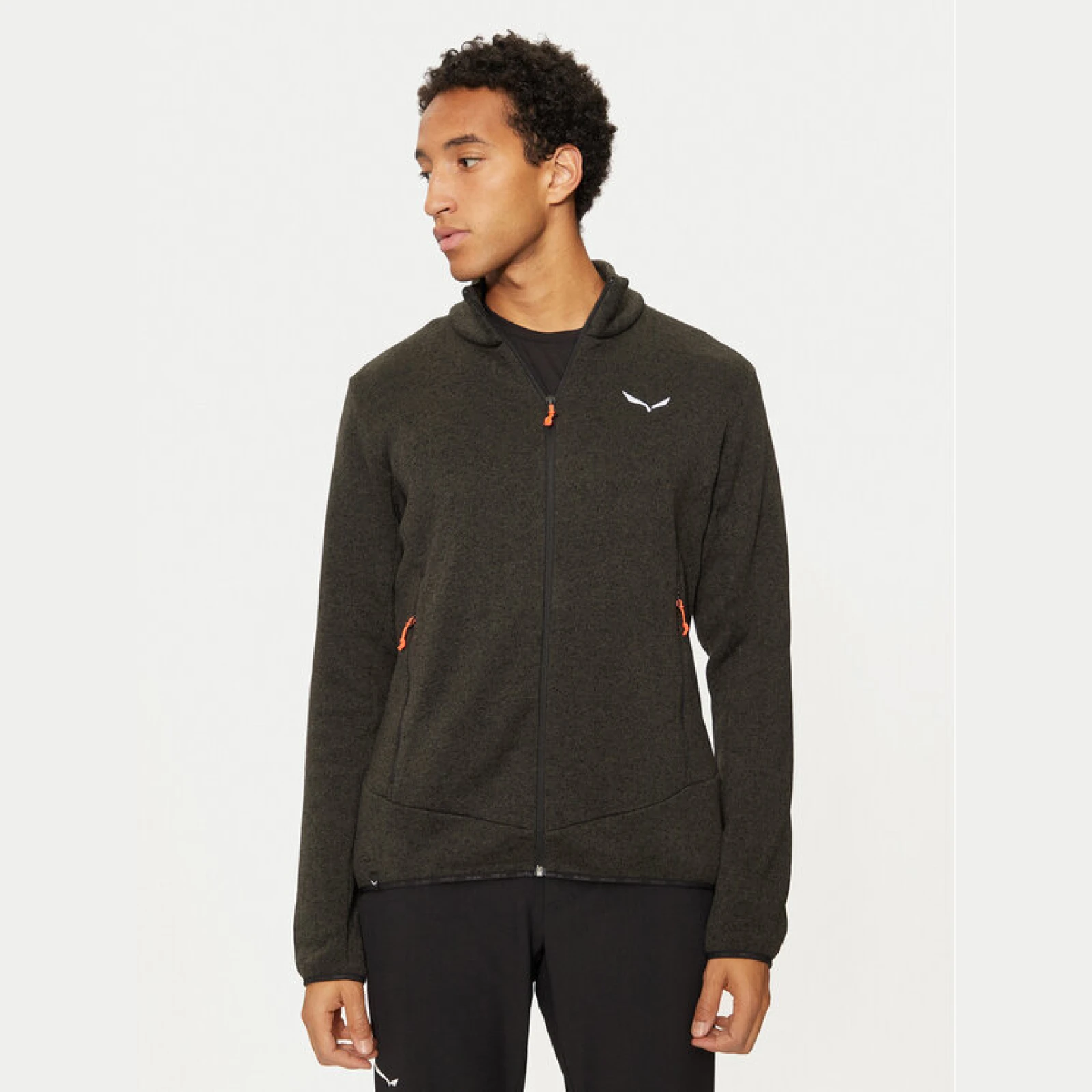 Salewa Flis Puez Rocca 29126 Zelena Regular Fit · záber 2
