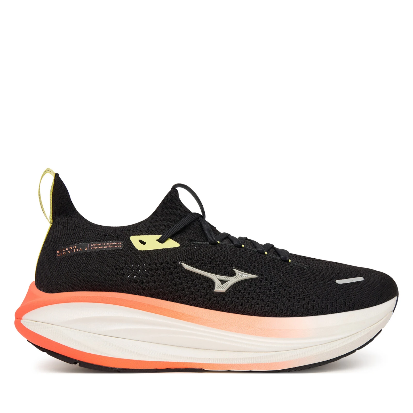 Mizuno Tenisice za trčanje Neo Vista 3 J1GU2610 Crna - Veličina: 42,5 | Boja: čierna | Dobna skupina: Odrasli | Spol: Muško · záber 2