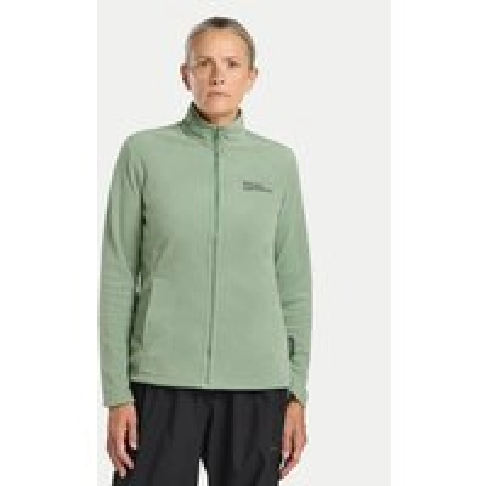 Jack Wolfskin Flis Taunus Fz 1711391 Zelena Regular Fit · záber 1
