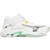 Mizuno Tenisice za dvoranski nogomet Wave Lightning Z8 Mid V1GA2405 Bijela · záber 1