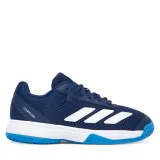 Obuća za tenis adidas Courtflash Tennis Shoes Kids KK3857 Tamnoplava - Veličina: 30 | Boja: modrá | Dobna skupina: Odrasli | Spol: Žensko · záber 2