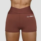 GymBeam Women‘s Agile Shorts Root - Veličina: XXL | Boja: hnedá | Dobna skupina: Odrasli | Pohlavie: Žensko | Težina: 0,12 g · záber 2