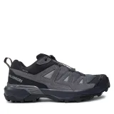 Trekking Salomon X Ultra 360 Leather Gore-Tex L47571400 Siva · záber 2