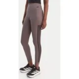adidas Leggings Optime Workout 3-Stripes KE7530 Siva Slim Fit · záber 1