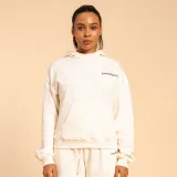 BeastPink Women‘s Serenity Hoodie Ivory - Veličina: XXL | Boja: béžová | Dobna skupina: Odrasli | Pohlavie: Žensko · záber 1