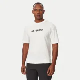 adidas T-shirt Terrex Classic Logo T-Shirt JF9144 Bijela Regular Fit - Veličina: M | Boja: biela | Dobna skupina: Odrasli | Spol: Muško · záber 2
