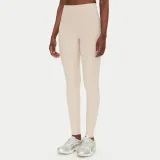 Girlfriend Collective Leggings Rib High-Rise 4034 Bež Slim Fit · záber 2