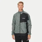 adidas Jakna za trčanje Terrex Trail Running IW9238 Zelena Regular Fit · záber 2