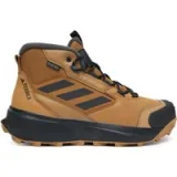 Trekking adidas Terrex Winter Leather Mid Cut Rain.Rdy Cold JR5297 Smeđa · záber 1