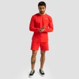 GymBeam Dukserica Limitless Hot Red - Veličina: XXL | Boja: červená | Dobna skupina: Odrasli | Težina: 0,39 g · záber 6