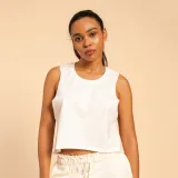 BeastPink Women‘s Serenity Tank Top Ivory · záber 1