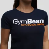 GymBeam Women‘s Grow T-shirt Navy - Veličina: S | Boja: modrá | Dobna skupina: Odrasli | Pohlavie: Žensko | Težina: 0,198 g · záber 4