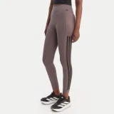 adidas Leggings Optime Workout 3-Stripes KE7530 Siva Slim Fit · záber 2