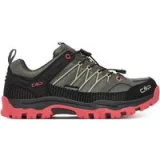 CMP Trekking Kids Rigel Low Trekking Wp 3Q54554 Zelena · záber 4