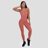 GymBeam Women‘s FIT Bodysuit Salmon - Veličina: M | Boja: ružová | Dobna skupina: Odrasli | Pohlavie: Žensko · záber 3