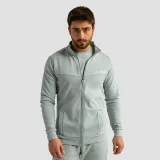 GymBeam Muška dukserica Zip Up Limitless Eucalypt · záber 1