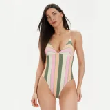 Roxy Kupaći kostim Vista Stripe One Piece ERJX103639 Šarena · záber 2