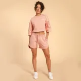 BeastPink Women‘s Serenity Cropped T-shirt Pink - Veličina: L | Boja: ružová | Dobna skupina: Odrasli | Pohlavie: Žensko | Težina: 0,272 g | Pakiranje: 70 · záber 5