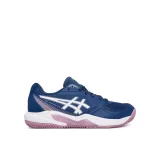 Asics Obuća za tenis Gel-Dedicate 9 Clay 1042A314 Bijela - Veličina: 36 | Boja: modrá | Dobna skupina: Odrasli | Spol: Žensko · záber 2