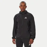 adidas Jakna za trčanje Adi365 Running Essentials JZ7782 Crna Regular Fit - Veličina: M | Boja: čierna | Dobna skupina: Odrasli | Spol: Muško · záber 2