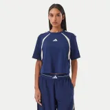 adidas Tehnička majica Hyperglam 3-Stripes - Veličina: M | Boja: modrá | Dobna skupina: Odrasli | Spol: Žensko · záber 2