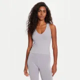 Girlfriend Collective Top Zoe 1024 Ljubičasta Slim Fit - Veličina: M | Boja: fialová | Dobna skupina: Odrasli | Spol: Žensko · záber 2