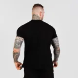 GymBeam Beam T-shirt Black - Veličina: S | Boja: čierna | Dobna skupina: Odrasli | Težina: 0,15 g | Pakiranje: 100 · záber 3