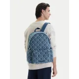 Ruksak Calvin Klein Emblem Aop Denim Round Backpack LV04D3429G Plava · záber 2