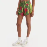 adidas Sportske kratke hlače Farm Rio Pacer KD4624 Zelena Loose Fit · záber 2