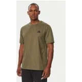 adidas Tehnička majica Workout Essentials KD5461 Kaki Regular Fit - Veličina: S | Boja: zelená | Dobna skupina: Odrasli | Spol: Muško · záber 1