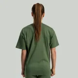 STRIX Women‘s Lunar Oversized Tee Cedar Green - Veličina: S | Boja: zelená | Dobna skupina: Odrasli | Pohlavie: Žensko | Težina: 0,18 g | Pakiranje: 100 · záber 4