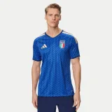 adidas Tehnička majica Italy 26 Home Replica JL6937 Plava Slim Fit · záber 2
