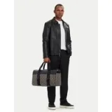 Torba za vikend Calvin Klein Mixed Emblem Aop LV04D3379G Bež · záber 1